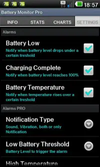 Batteria Monitor Widget Screen Shot 6