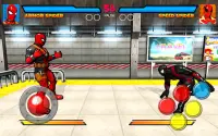 Ultimate Hero Spider Battle Verse Fight Iron Robot Screen Shot 1