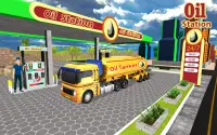 Oil Tanker Usa Truck Driver Transport Cargo 3D 🚚 Screen Shot 0