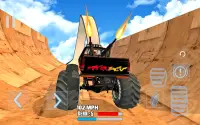 Mega Drive rampe Stunt Car Challenge Race Extreme Screen Shot 4
