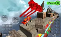 Impossible car escape 3d stunts Speed Racing mania Screen Shot 5