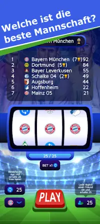 World Fan League - Fußball Klub mit meisten Fans Screen Shot 0