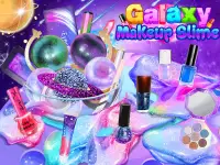 Glitter Galaxy Makeup Slime - Slime Simulator Screen Shot 0