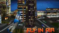 Super Flying Man Sim 3D Screen Shot 1