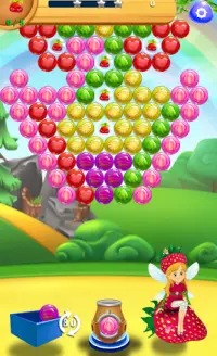 strawberry bubble Fruits-Princesse Shooter candy Screen Shot 1