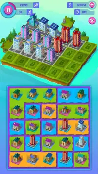 Merge - city builder (new addictive game) Screen Shot 2