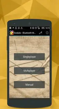 Sudoku - Bluetooth Multiplayer Screen Shot 0
