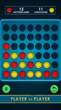 Match 4 in a row :  Multiplayer game Screen Shot 1