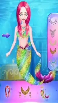 Mermaid Princess Dress up & Spa Nail Makeover Game Screen Shot 4