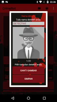 CrimeBot: game investigasi Screen Shot 6
