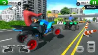 ATV City Traffic Racing Games 2019 Screen Shot 7