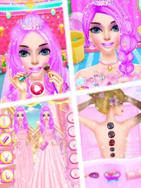 Pink Princess Makeup Salon : Games For Girls Screen Shot 4