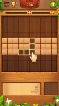 Block Puzzle: Trò chơi trang sức bằng gỗ kiểm tra Screen Shot 0