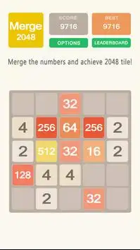 Merge 2048 Screen Shot 2