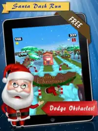 Santa Dash Run Screen Shot 2