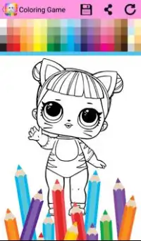 Surprise Lol Coloring Book Dolls Screen Shot 1