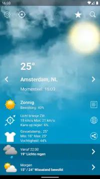 Weer Nederland XL PRO Screen Shot 0