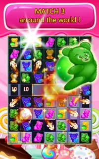 Gummy Bears Soda - Match 3 Puzzle Game Screen Shot 2