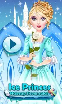 Ice Princes Makeup Fever salon Screen Shot 0