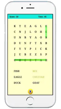 Search Word Puzzle Game - 2019 Screen Shot 1
