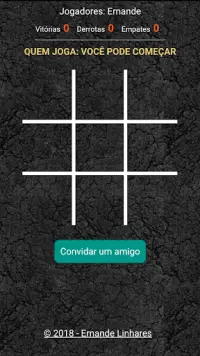 Jogando a velha (Tic Tac Toe/Jogo da velha) Screen Shot 2