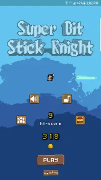 Super Bit Stick Knight Screen Shot 0