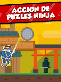 Mr Ninja: Puzles rebanadores Screen Shot 8