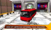 Drive City Metro Bus Impossible Track Simulator Screen Shot 2