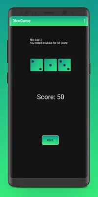 DICE GAME - SHAKE TO ROLL Screen Shot 2