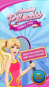 Amazing Princess Tennis Pro Screen Shot 0
