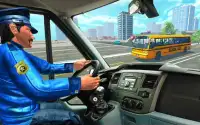 High School Bus Driving 2017: Zabawa Bus Gry Screen Shot 0