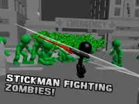 Stickman Killing Zombie 3D Screen Shot 7