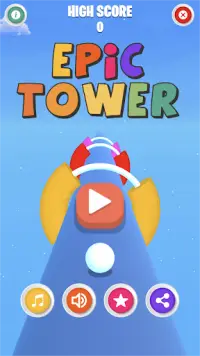 Epic Tower - Tower Ball Game Screen Shot 1