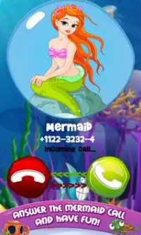 Mermaid Princess Calling-Mermaid Call Simulator 18 Screen Shot 2