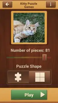 Kitty Puzzle Permainan - Teka-teki Lucu Screen Shot 5