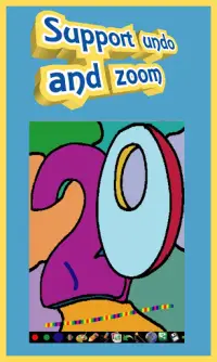 Coloring for Kids - Numbers Screen Shot 6