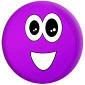 紫色のボール