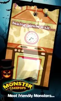 Monster Cake Pop Halloween Screen Shot 2