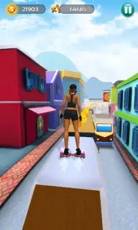 Hoverboard surfista 3D Screen Shot 0