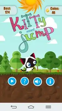 Kitty Must Jump Screen Shot 0