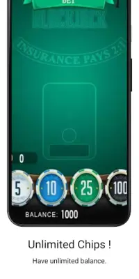 BlackJack 21 - Free Casino Card Game Screen Shot 1