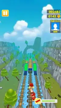 Train Subway Surf Skate Runner Screen Shot 1