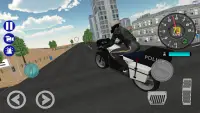 الشرطة متسابق الدراجات النارية Screen Shot 0
