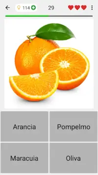 Frutte e verdure - Foto-Quiz Screen Shot 3