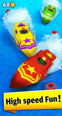 Speed Boat Chase – Sports Boat Chasing Games Screen Shot 0