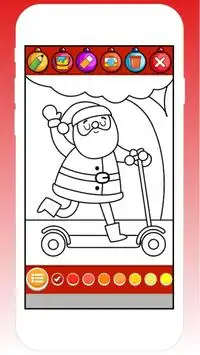 Santa Coloring Christmas Book Games - for kids Screen Shot 3