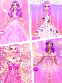 👸 Pink Princess 👗 Dress Up : Games For Girls Screen Shot 2