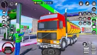 Oil Tanker Truck Games 2023 3D Screen Shot 1