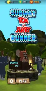 Subway Tom and Super Jerry Runner Screen Shot 1