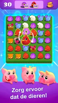 Link Pets: match 3 puzzel spel Screen Shot 2
